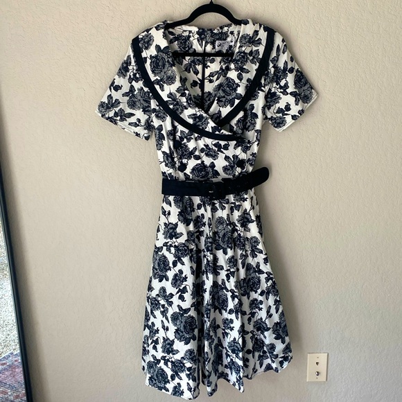 Hell Bunny Dresses & Skirts - Hell Bunny Vixen Retro Swing Dress XXXL